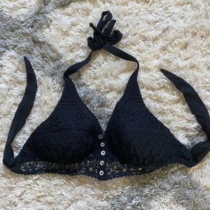 Robin Piccone Small Black Bathing Suit Top